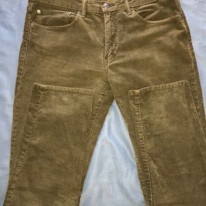 Green Corduroy pants by Levi Strauss